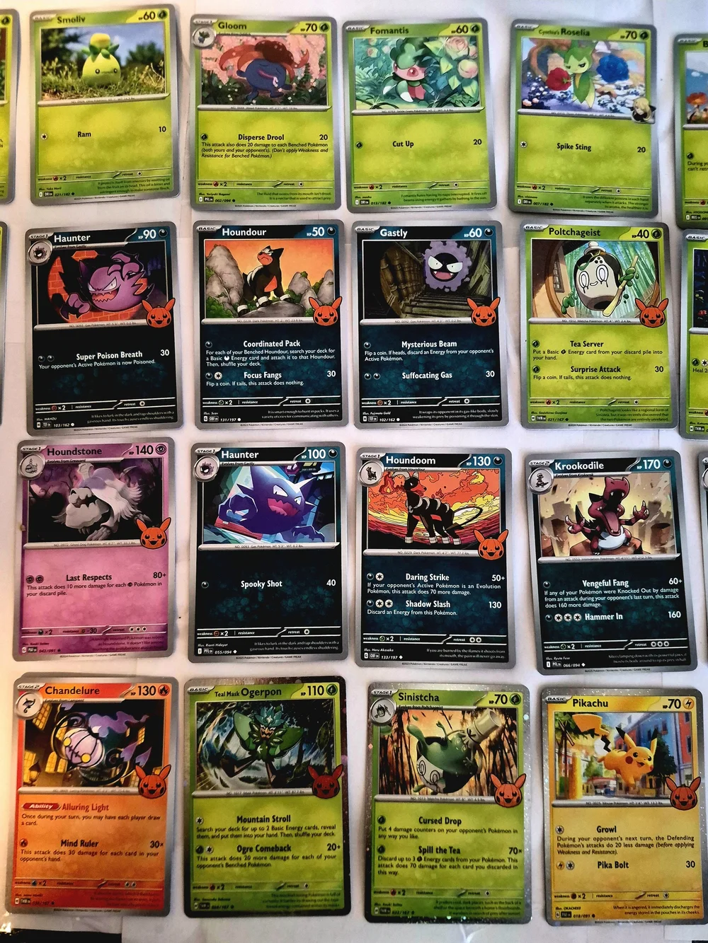 Nintendo Pokemon TCG Trick or Trade 2023 Halloween Card Lot Multi